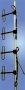 Антенны дипольные Радиал  DP1 UHF, DP2 UHF и DP4 UHF.